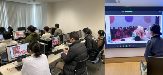 组织东京分会场学员开展学习